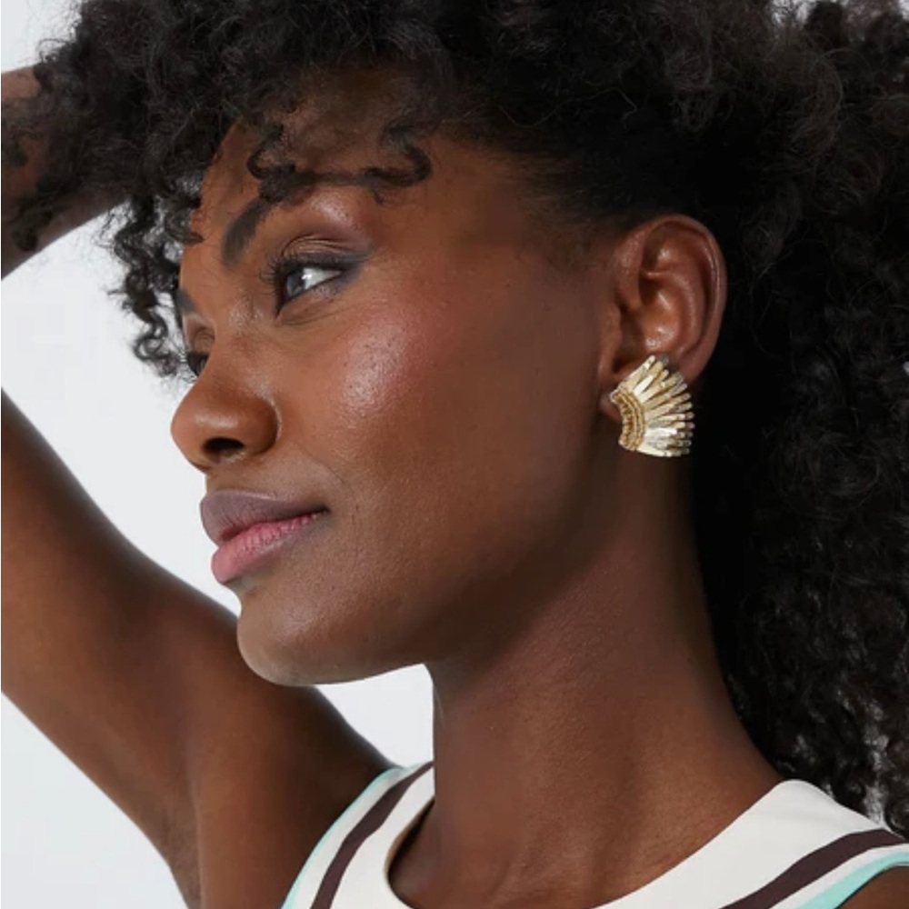 Gold Madeline Micro Earrings